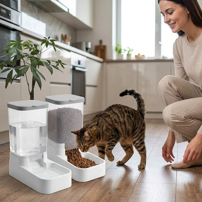 Automatic Pet Feeder with Water Dispenser